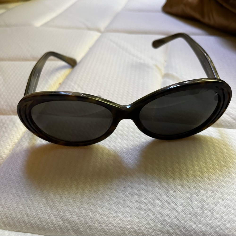 Morgenthal Fredericks Aurora Grey Tortoise Sunglasses